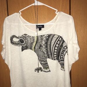 Elephant crop top